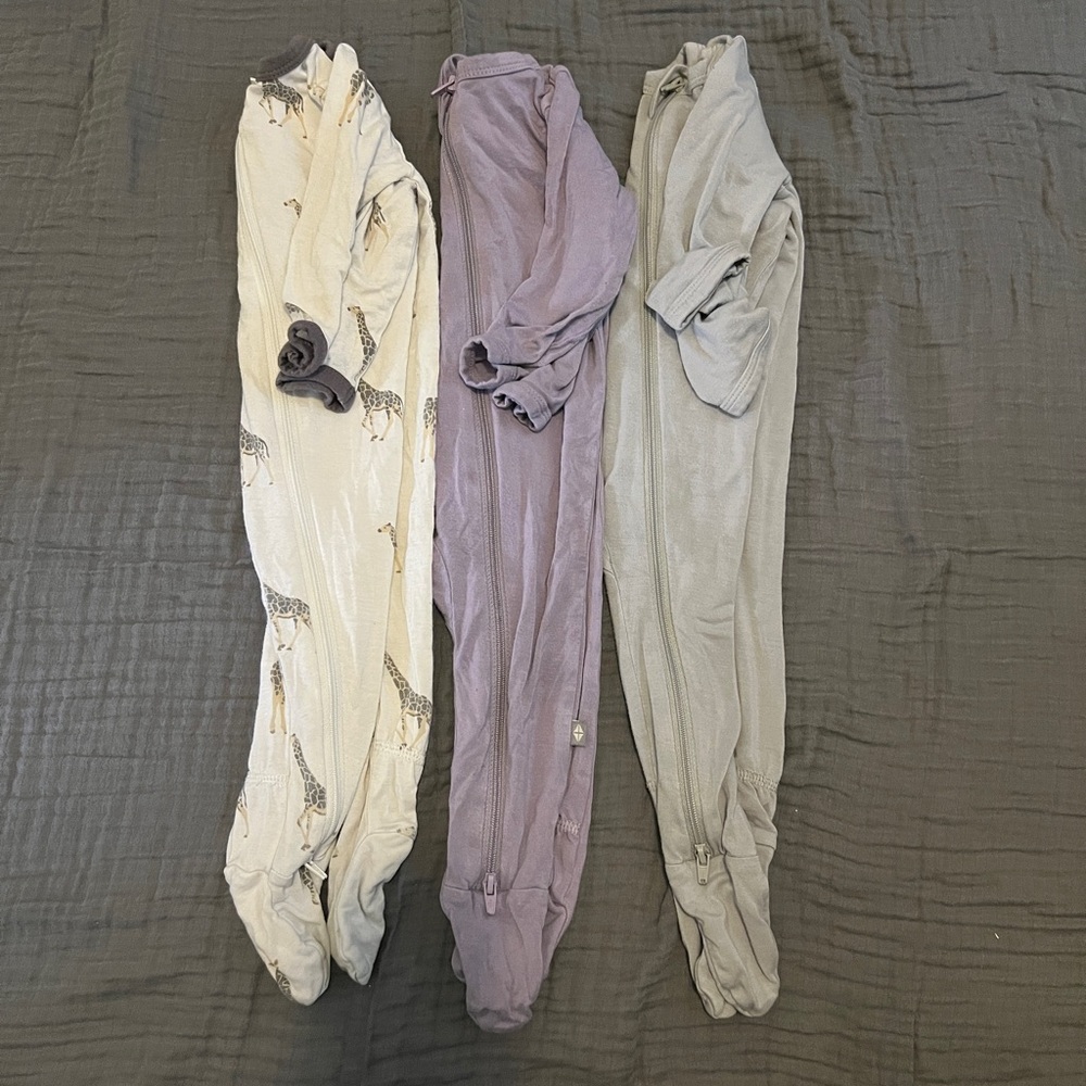 Set of 3 Kyte Baby Sleepers